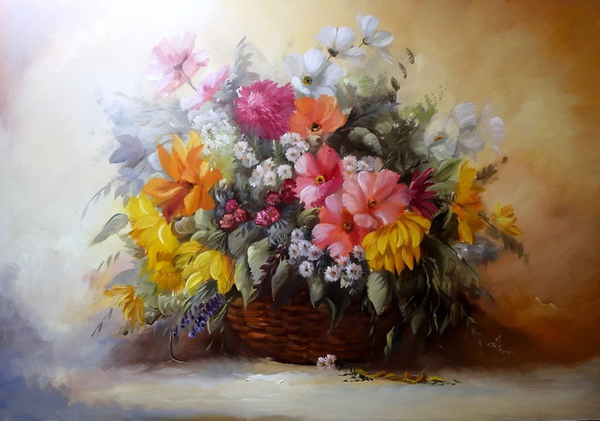 Bouquets Painting by Szechenyi Szidonia (12)